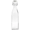 1 l talpos butelis su hermetiniu uždarymu - kvadratinis ['butelis alkoholiui', ' dekoratyviniai buteliai alkoholiui', ' stiklinis butelis alkoholiui', ' buteliai naminei degtinei vestuvėms', ' butelis trauktinei', ' butelis vynui', ' buteliai vynui', ' trauktinė']