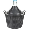 10 l vyno balionas plastikiniame krepšyje ['demižonas', ' vyno butelis', ' vyno balionas', ' alui', ' fermentacijai', ' naminis vynas', ' stiklinis balionas vynui', ' užpiltinėms', ' midui']