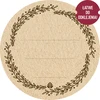 Apvalios etiketės Ø 66,5 mm dangteliams/stiklainiams - 20 vnt - 4 