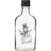 Plokščias butelis (piersiówka) 200 ml su užsukamu kamšteliu, su „Sniego senio“ spauda, 1 vnt. ['butelis', ' plokščias butelis (piersiówka)', ' butelis su spauda', ' butelis Kalėdoms', ' butelis Kalėdų proga', ' butelis trauktinėms', ' butelis naminei', ' butelis alkoholiui', ' butelis 200 ml', ' 200 ml butelis su užsukamu kamšteliu', ' piersiówka', ' mažas buteliukas', ' Kalėdinis rinkinys', ' butelis dovanai po eglute', ' gėrimai Kalėdoms', ' mažas dekoratyvinis buteliukas', ' Linksmų Kalėdų', ' šventinė dovana']