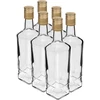 Butelis Pryncypalna 500 ml su užsukamu kamšteliu, 6 vnt. ['dekoratyvinis butelis', ' butelis degtinei', ' butelis alkoholiui', ' butelis užpiltinei', ' dekoratyviniai buteliai']