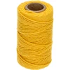 Geltona medvilninė virvelė 2 mm/55 m/100 g ['virvelė iš medvilnės', ' medvilninė virvelė', ' virvelė gležniems augalams', ' natūrali virvelė', ' eko virvelė', ' virvelė makramei', ' virvelė rišimui', ' virvelė rankdarbiams', ' virvelė sutraukimui', ' geltona virvelė', ' virvelė geltona']