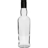 Kapitono tipo butelis 500 ml su užsukamu kamšteliu, 1 vnt. ['butelis viskiui', ' stiklinis butelis', ' butelis naminiam vynui', ' skaidrus butelis', ' butelis su užsukamu kamšteliu', ' 500 ml butelis', ' monopolinio tipo butelis']