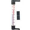 Lauko termometras, antracito spalvos (nuo -60 °C iki +50 °C), 23 cm ['termometras už lango', ' kokia temperatūra']