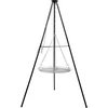 Laužui skirtas trikojis su grotelėmis, 150 cm ['laužui skirtas trikojis', ' laužo grotelės', ' trikojis laužui', ' laužo grilis', ' grotelės ant trikojo', ' virimas ant laužo', ' grilio trikojis', ' stovyklavimas', ' lauko turizmas', ' kempingo aksesuarai', ' vengriškas katiliukas', ' trikojis katiliukui', ' trikojis ketaus keptuvei', ' maisto gaminimas lauke', ' patiekalai virš laužo', ' grilinimas gryname ore', ' kepimas virš laužo', ' įranga laužui', ' įranga sodo sklypui', ' maisto gaminimas sodo sklype', ' grilinimas sode', ' patiekalai nuo grotelių', ' grilinimo sezonas', ' kurį trikojį pasirinkti']