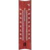 Medinis kambario termometras (-20 iki +50 °C), mahonio spalvos, 15 cm ['patalpų termometras', ' kambario termometras', ' termometras vidui', ' namų termometras', ' termometras', ' medinis kambario termometras', ' termometras su aiškiai įskaitoma skale', ' termometras su sustiprintu kapiliaru']