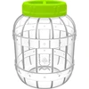 Nedūžtantis, daugiafunkcis stiklainis, 3 L ['stiklainiai konservams', ' stiklainis', ' stiklainis agurkams', ' trauktinėms', ' stiklainis 3 l', ' sertifikuotas stiklainis', ' nedūžtantis stiklainis', ' universalus stiklainis', ' daugiafunkcis stiklainis', ' stiklainis konservams', ' plastikinis stiklainis', ' PET stiklainis']