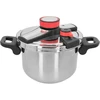 Nerūdijančio plieno greitpuodis, 6 L ['greitpuodis 6 L', ' slėginis puodas', ' virimas greitpuodyje', ' nerūdijančio plieno puodas', ' greitpuodis visų tipų viryklėms', ' patiekalai iš greitpuodžio', ' sveiki patiekalai', ' dovanai', ' šiuolaikiškas gaminimas', ' būtinas virtuvėje', ' profesionalus gaminimas', ' greitas ir sveikas gaminimas', ' greitpuodžio privalumai', ' 6 litrų puodas']