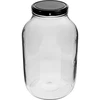 Stiklainis 4 l su juodu ø 100 užsukamu dangteliu ['stiklainis trauktinei', ' trauktinėms', ' 4 l stiklainis', ' stiklinis stiklainis', ' stiklainis su užsukamu dangteliu', ' dangtelis fi100', ' stiklainis džiovintiems grybams', ' stiklainis laikymui', ' stiklainis rauginimui', ' stiklainis konservavimui', ' rauginti agurkai', ' stiklainis kimči']