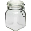 Stiklainis Comfort 750 ml, kvadratinis, hermetiškai uždaromas - 2 