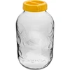 Stiklainis TO 5 L ir dangtelis iš plastiko Ø 100, su rankena ['stiklainis', ' stiklinis indas', ' stiklinis stiklainis', ' stiklainis su užsukamu dangteliu', ' agurkų rauginimo stiklainis', ' stiklainis agurkams', ' stiklainis antpilams', ' indas antpilams', ' stiklainis su rankena', ' užsukamas dangtelis su rankena', ' praktiškas stiklainis', ' indas su rankena', ' gražus stiklainis', ' kokį stiklainį pirkti']