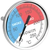 Termometras rūkyklai ir BBQ (nuo 0 °C iki +250 °C) 5,2 cm - 6 