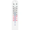 Universalus baltas termometras (nuo -30°C iki +50°C) 20 cm ['lango termometras', ' lauko termometras', ' vidaus termometras', ' kambario termometras', ' kokia temperatūra']