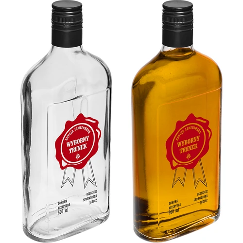 500 ml butelis su užsukamu kamšteliu, užrašas „Wyborny Trunek“, 1 vnt. - 5