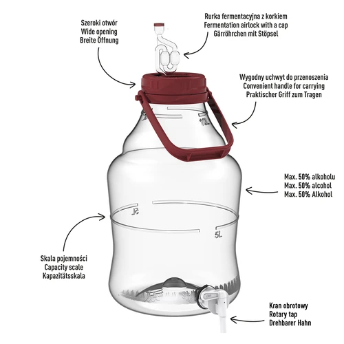 10 l balionas su rankena ir kraneliu - 5