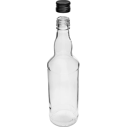 500 ml butelis degtinei, su juodu užsukamu kamšteliu, 6 vnt. - 4