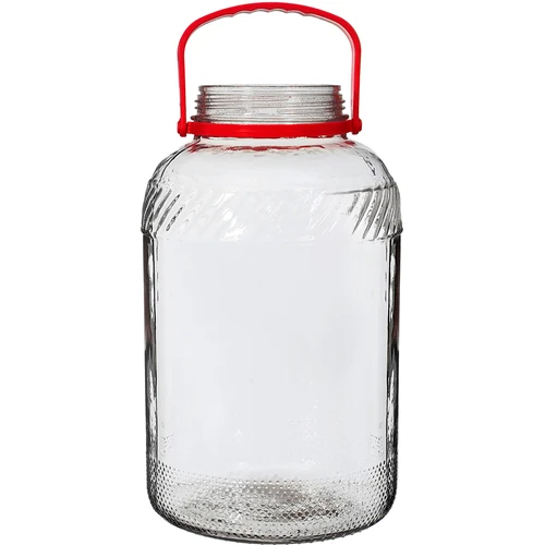 8 L stiklainis su plastikiniu dangčiu - 2