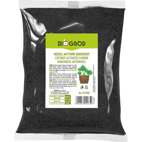 Aktyvuota kokoso anglis augalams 0,9 L - 3