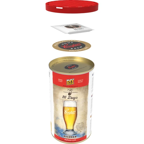 Alaus gamybos rinkinys Coopers 86 Days Pilsner - 4