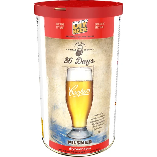Alaus gamybos rinkinys Coopers 86 Days Pilsner - 2