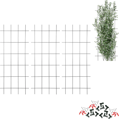 Augalų atrama - grotelės (150cm x 60cm) 3 vnt.