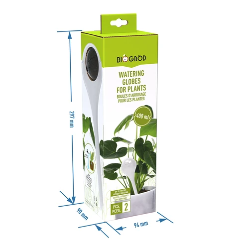 Augalams skirti laistymo kamuoliukai, skaidrūs, 400 ml, 2 vnt. - 6