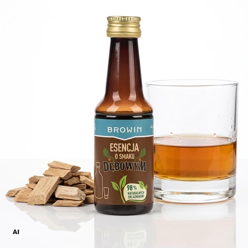 Ąžuolo skonio esencija su natūraliu aromatu ir ekstraktu – 40 ml, skirta 4 L - 4