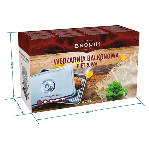 Balkoninė rūkykla su reguliuojamu kameros dydžiu - 7