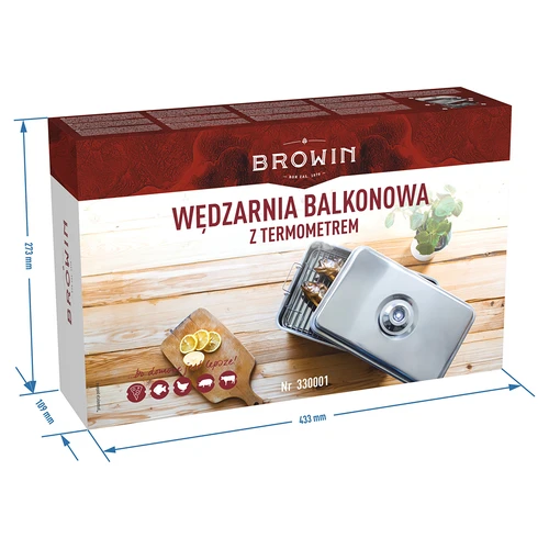 Balkoninė rūkykla su termometru - 6