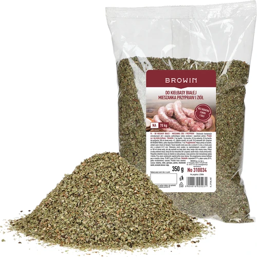 Baltajai dešrai - prieskonių ir žolelių mišinys, 350 g - 2
