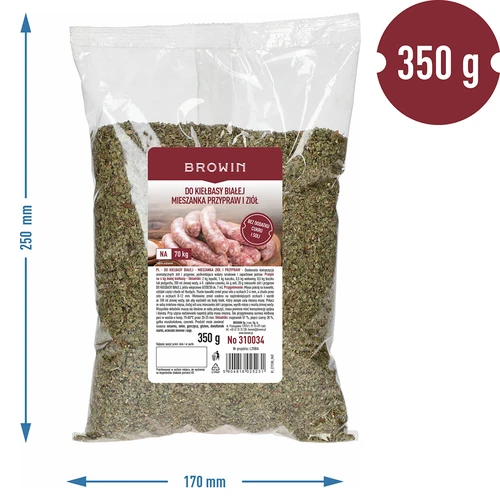 Baltajai dešrai - prieskonių ir žolelių mišinys, 350 g - 3