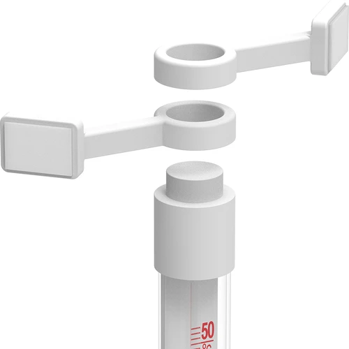 Baltas lauko termometras (nuo -50 °C iki +50 °C) 22 cm - 5