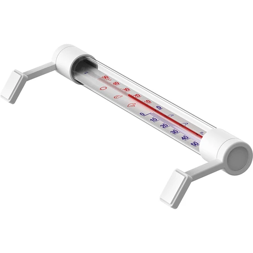 Baltas lauko termometras (nuo -50 °C iki +50 °C) 22 cm - 4