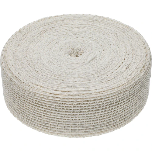 Baltas mėsos tinklelis, 12,5 cm x 50 m, su šiluminiu atsparumu iki 220 °C