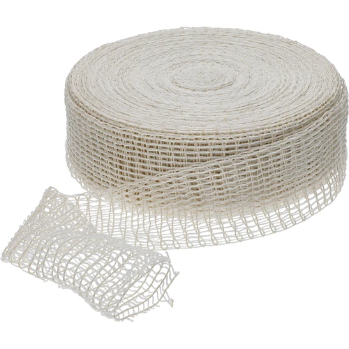 Baltas mėsos tinklelis, 12,5 cm x 50 m, su šiluminiu atsparumu iki 220 °C - 2