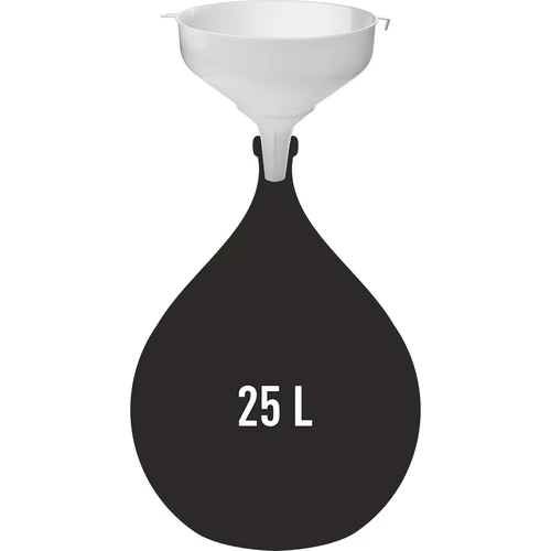 Baltas plastikinis piltuvas Ø 25 cm - 2