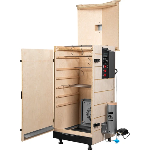 Berėmė rūkykla dragON PLYWOOD NATURE su skaitmeniniu valdikliu, 200L - 3