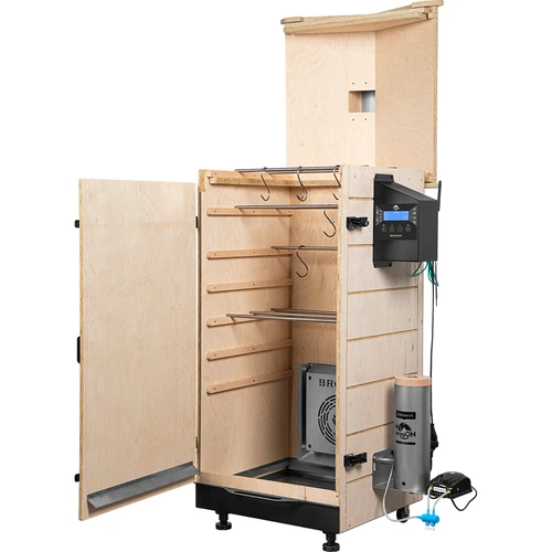 Berėmė rūkykla dragON PLYWOOD NATURE su Wi‑Fi valdikliu, 200 l - 3