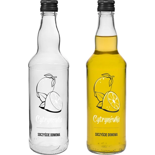 500 ml butelis su užsukamu kamšteliu, užrašas „Cytrynówka“, 1 vnt.