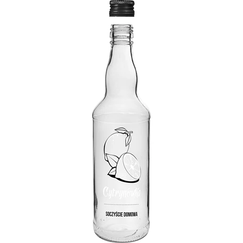 500 ml butelis su užsukamu kamšteliu, užrašas „Cytrynówka“, 1 vnt. - 2