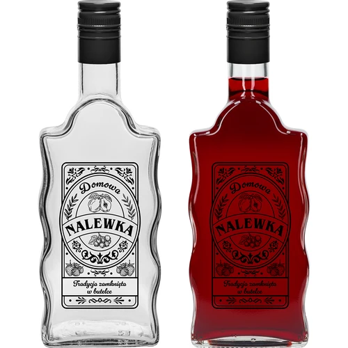Klasztorna butelis 500 ml su užsukamu kamšteliu, užrašas „Nalewka“, 1 vnt. - 2