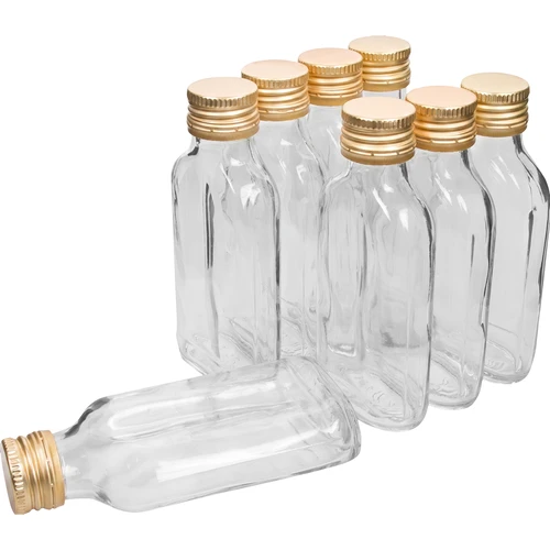 Butelis trauktinėms, gertuvės tipo, 100 ml + dangteliai, 8 vnt.