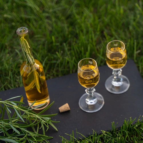 Butelis trauktinei 200 ml 6 vnt.+ 6 kamščių 23/18 - 9