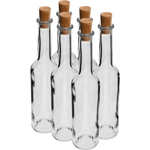 Butelis užpiltinei 350 ml, 6 vnt. + 6 kamščių