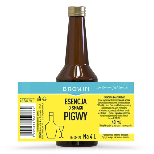 Cidonijų skonio esencija, skirta 4 l - 40 ml - 4