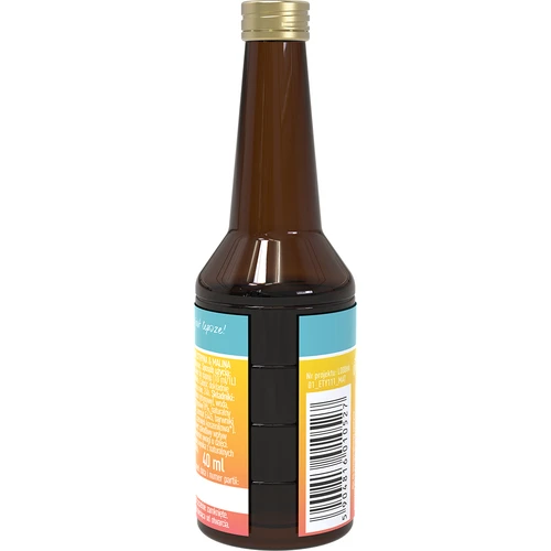Citrinų ir aviečių skonio esencija – 40 ml, skirta 4 l - 2