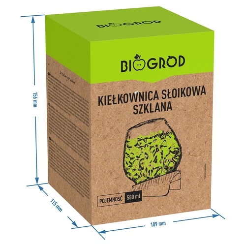 Daiginimo stiklainis Twist-off + 5 sėklų pakuočių - 7