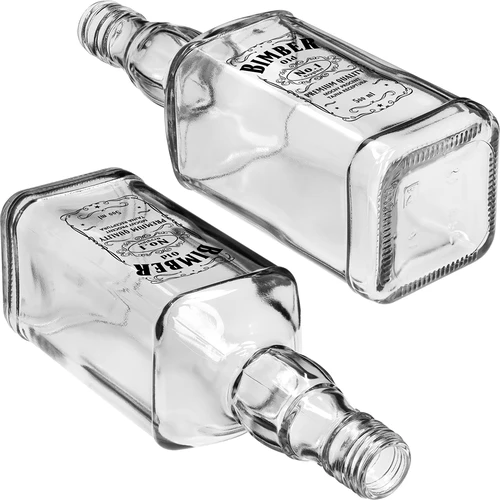 Butelis Daniels 500 ml su užsukamu kamšteliu, užrašas „Bimber OLD“, 1 vnt. - 5