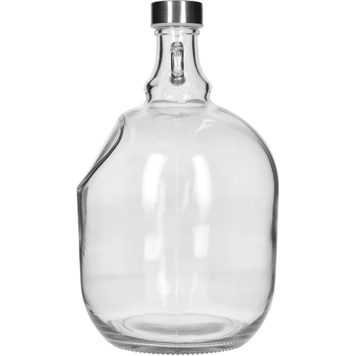 Demižonas Dama 3 l, su metaliniu fi 43 mm dangteliu ir rankenėle - 2