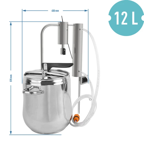 Distiliatorius ir greitpuodis 2 viename 12 l - 8